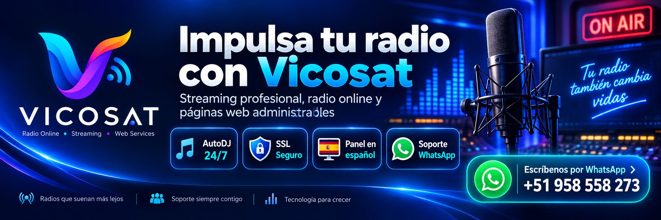Impulsa tu radio con Vicosat